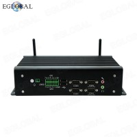 Intel Core i7-10750 Eglobal Powerful Fanless Industrial Mini PC 3 x HDMI 1.4 2 x RJ45 Intel 2.5G LAN max 64GB DDR4 RAM RS485COM Computer